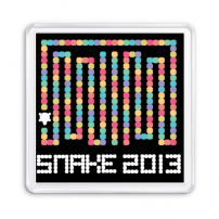 Магнит Игрушка змейка 2013