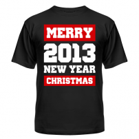 Футболка merry christmas